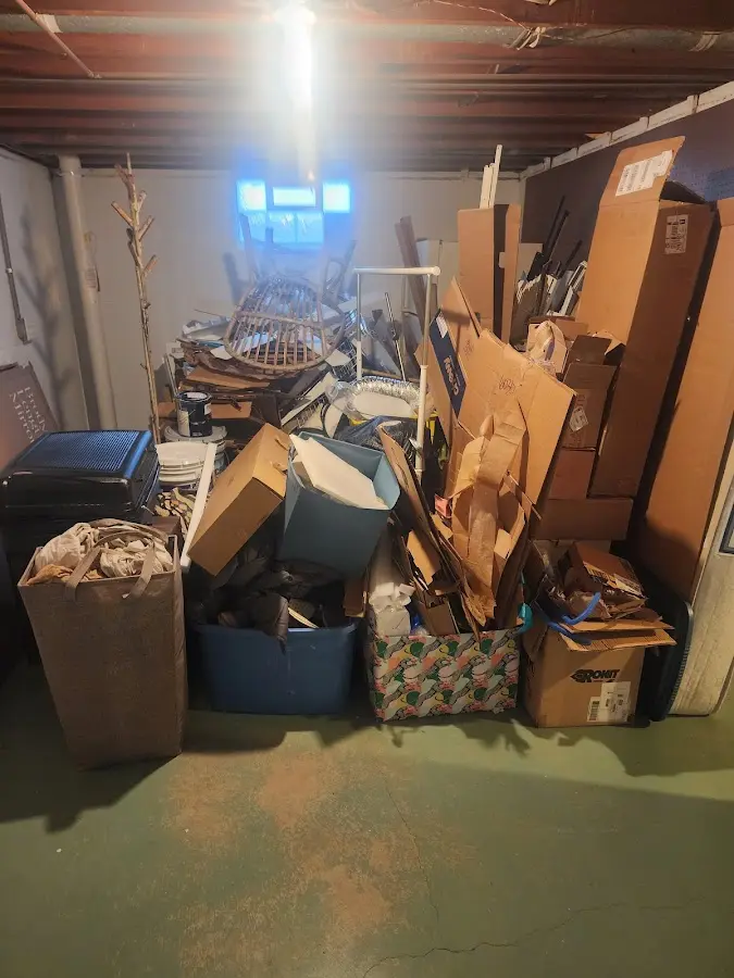 Roll-off dumpster container at job site for Construction Dumpster Rental in Yoakum